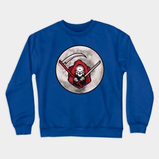 Anime Skeleton Full Moon Crewneck Sweatshirt